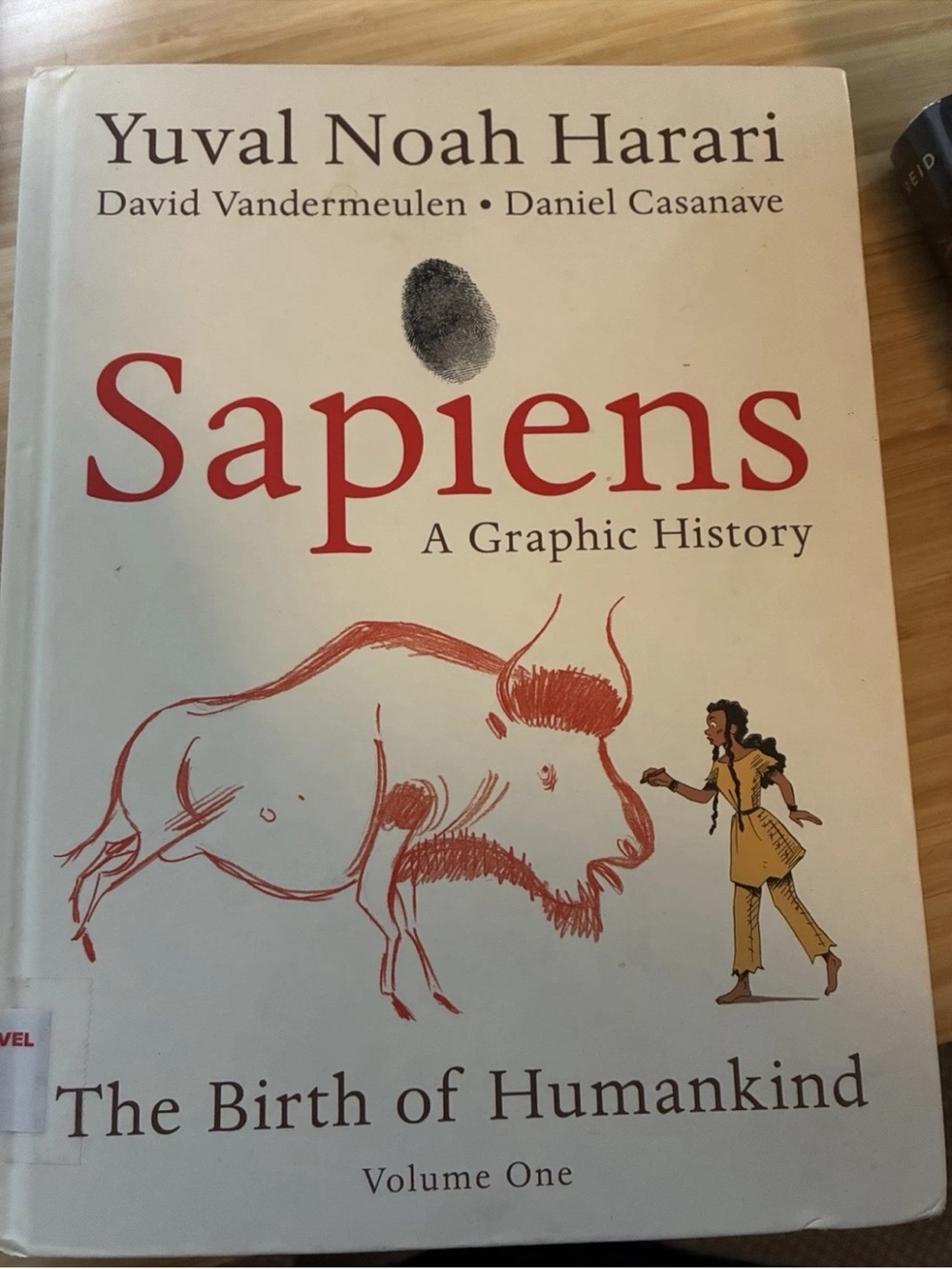 Sapiens A Graphic History - White/Red Hardcover by